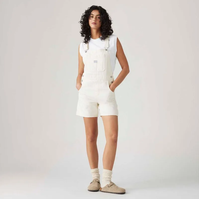 Macaquinho Jeans Levi's® Utility Off White - S USA | P BR