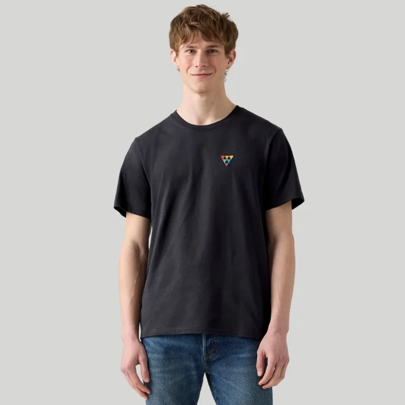 Camiseta Levi's® Community Preta Manga Curta - XS USA | PP BR