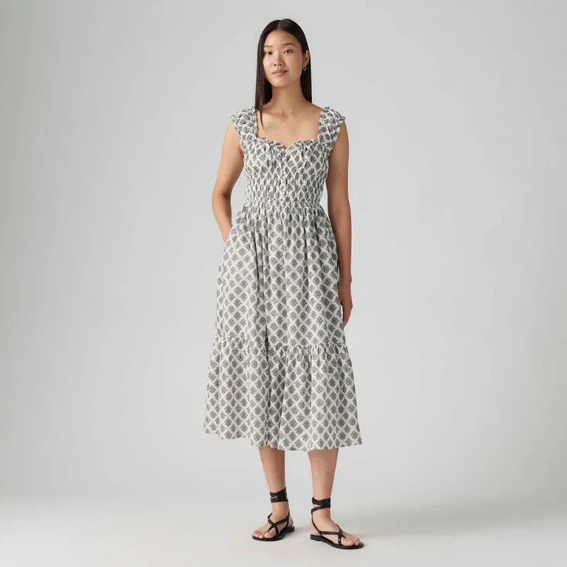 Vestido Levi's® Amaya Branco Estampado - XXL USA | EGG BR