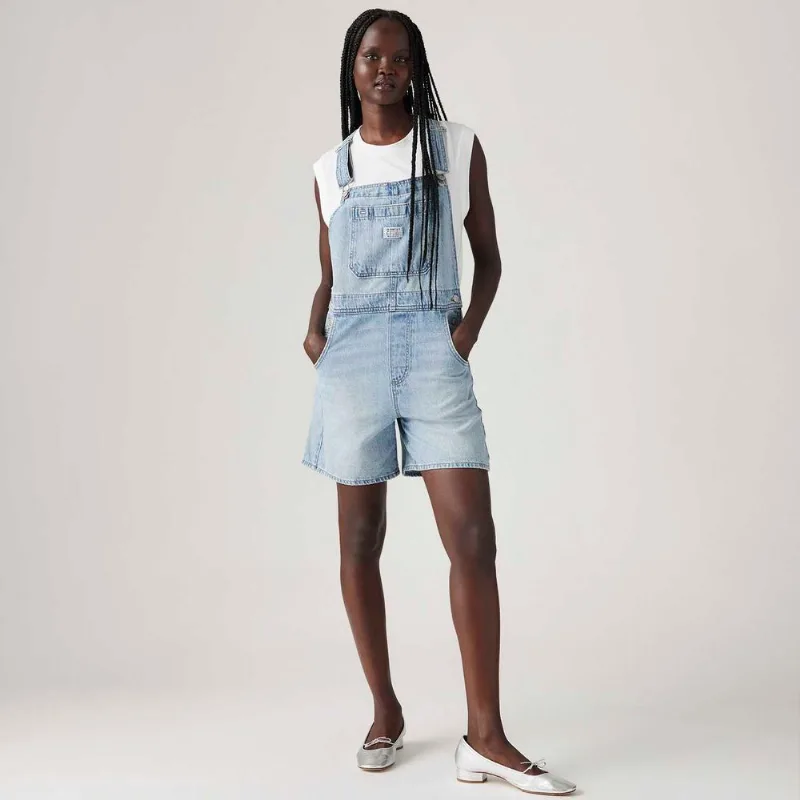 Macaquinho Jeans Levi's® Utility Lavagem Clara - XL USA | GG BR