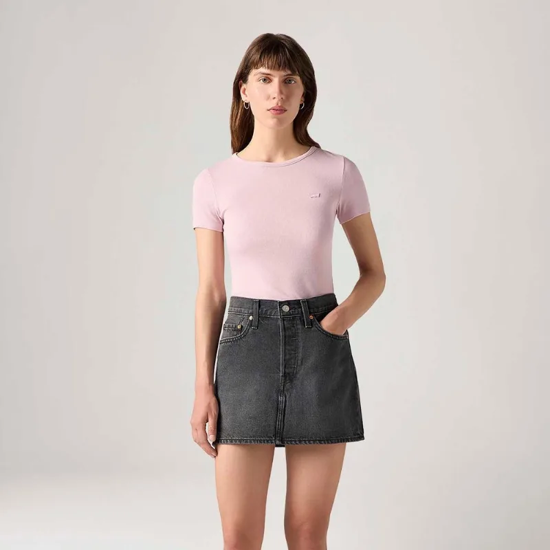 Blusa Levi's® Hayes Rosa Manga Curta - XS USA | PP BR