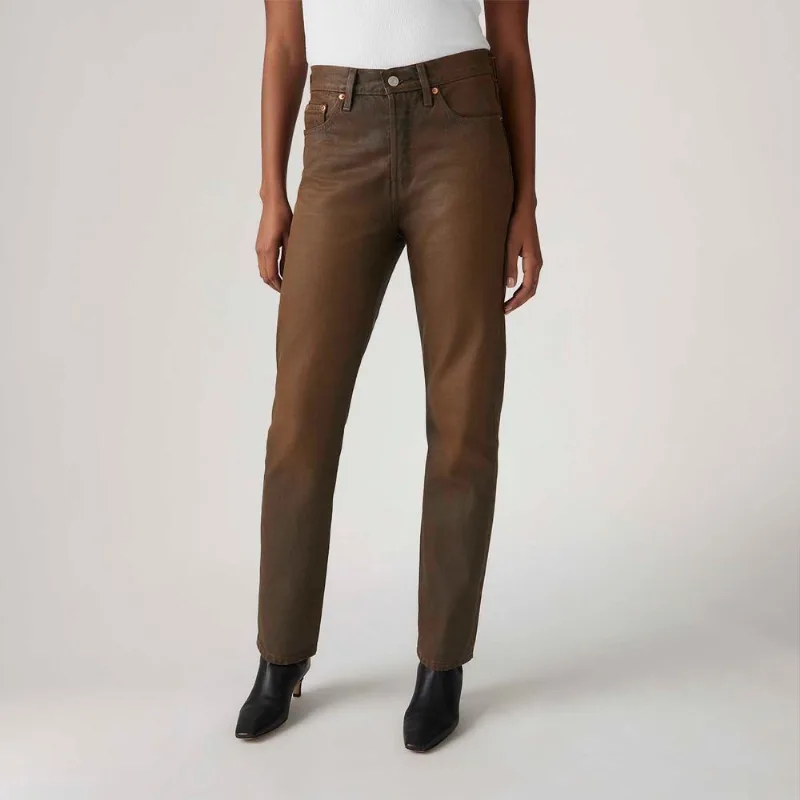 Calça Jeans Levi's® 501® For Women Marrom - 28X32 USA | 39 BR