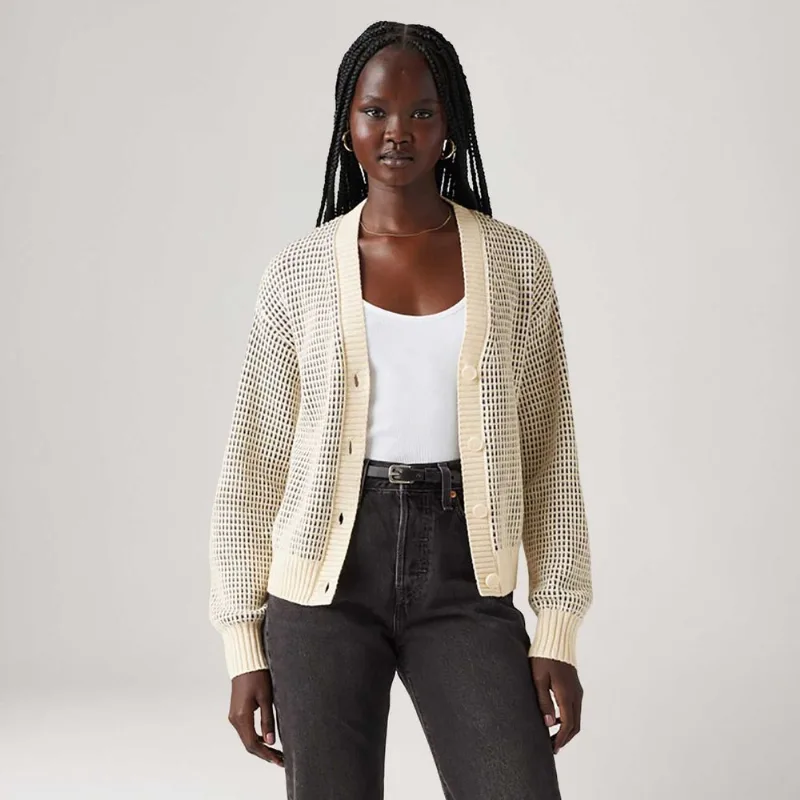 Cardigã Levi's® Snowflack Manga Longa - XXL USA | EGG BR