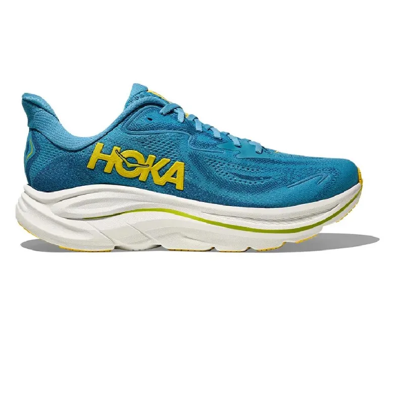 Tênis Hoka Clifton 10 Azul/Amarelo 42