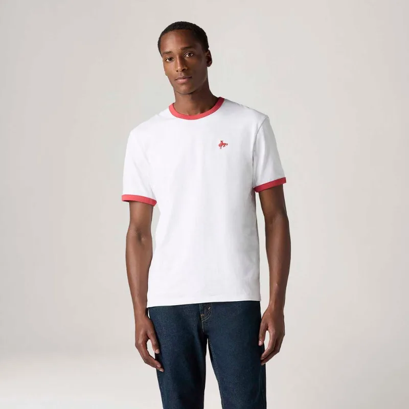 Camiseta Levi's® Retro Ringer Branca - M USA | M BR