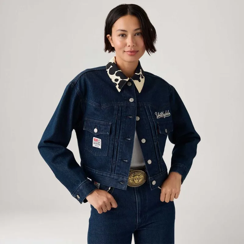 Levi's® X Toy Story Jaqueta Jeans Trucker Type II Lavagem Escura - XL USA | GG BR