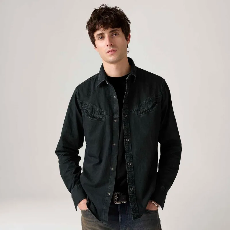 Camisa Levi's® Smiley Western Preta - XL USA | GG BR