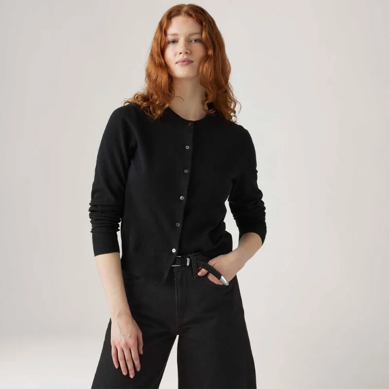 Cardigã Levi's® Tara Crewneck Preto - S USA | P BR