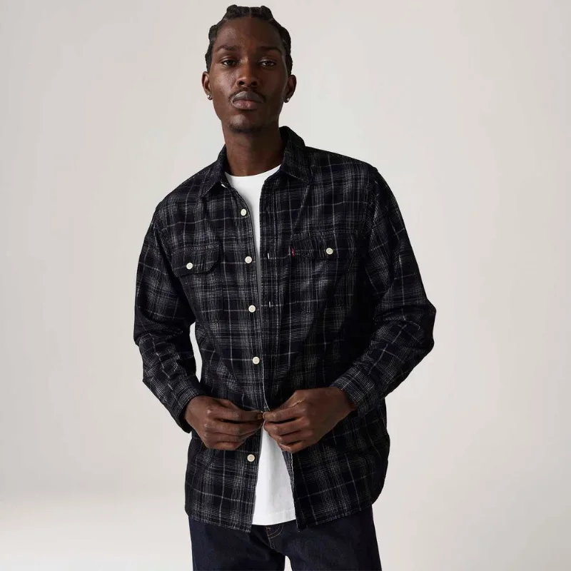 Camisa Jeans Levi's® Jackson Worker Preta - M USA | M BR