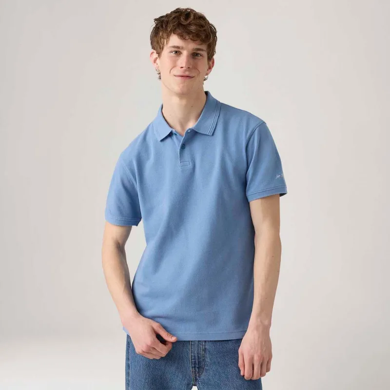 Polo Levi's® Standard Azul Manga Curta - M USA | M BR
