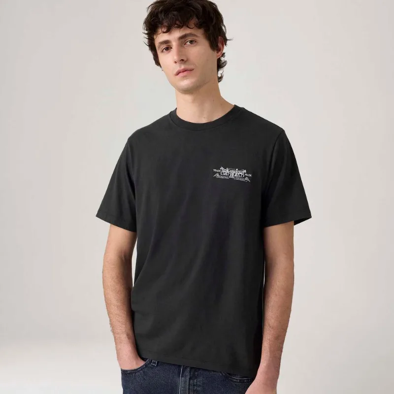Camiseta Levi's® Graphic Crewneck Preta - M USA | M BR