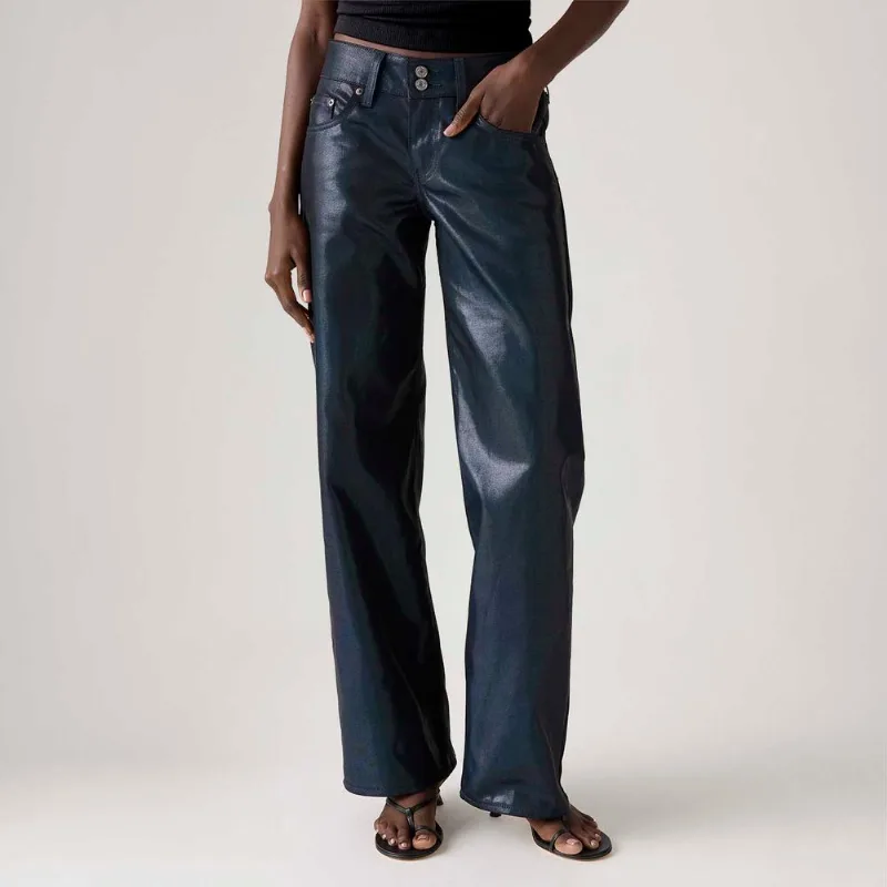 Calça Jeans Levi's® Superlow Loose Azul Marinho - 27X32 USA | 38 BR