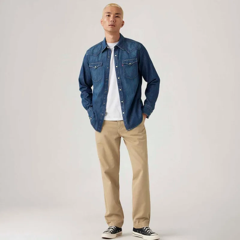 Calça Levi's® XX Chino Authentic Relaxed Bege - 31X32 USA | 39 BR