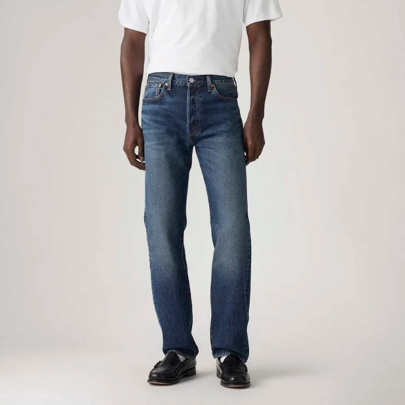 Calça Jeans Levi's® 501® Original Thermodapt Lavagem Escura - 32X34 USA | 40 BR