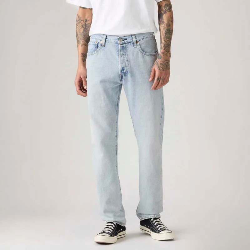 Calça Jeans Levi's® 501® Original Thermodapt Lavagem Clara - 34X34 USA | 44 BR