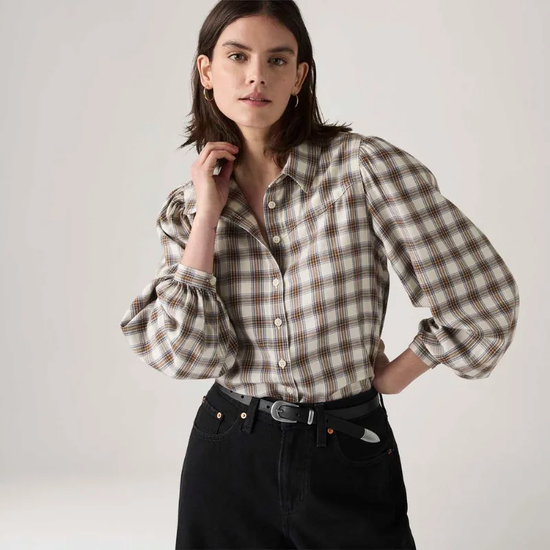 Camisa Levi's® Journey Western Marrom - XXL USA | EGG BR