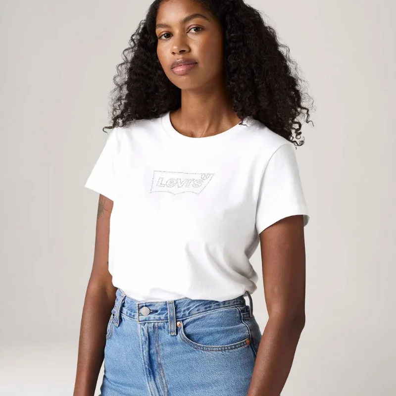 Camiseta Levi's® The Perfect Branca - M USA | M BR