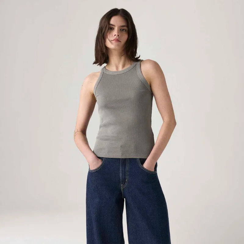 Regata Levi's® Essetial Racer Tank Cinza - XL USA | GG BR