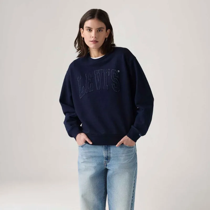Moletom Levi's® Graphic Heritage Crew Azul Marinho - XXL USA | EGG BR