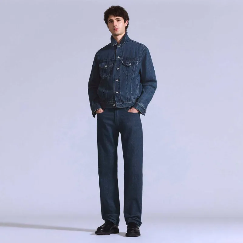 Calça Jeans Levi's® Blue Tab Anchor Relaxed Straight Lavagem Escura - 38X34 | 48 BR