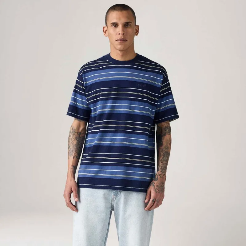 Camiseta Levi's® Red Tab Vintage Azul Manga Curta - S USA | P BR
