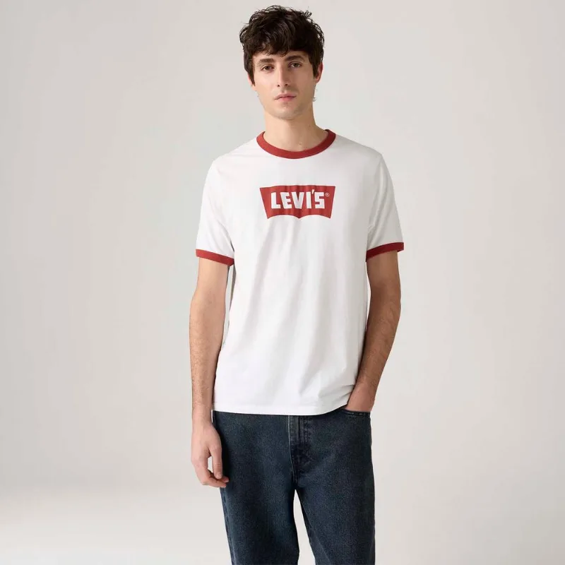 Camiseta Levi's® Standard Ringer Branca - XL USA | GG BR