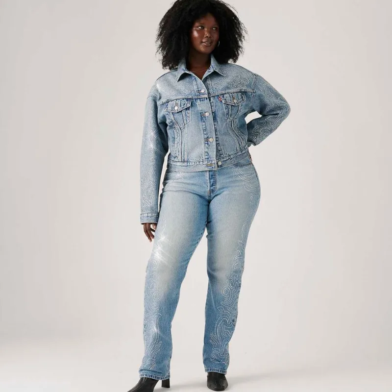 Calça Jeans Levi's® 501® Curve Lavagem Clara - 29X32 USA | 40 BR
