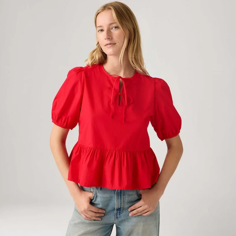 Blusa Levi's® Thalia Vermelha - XS USA | PP BR
