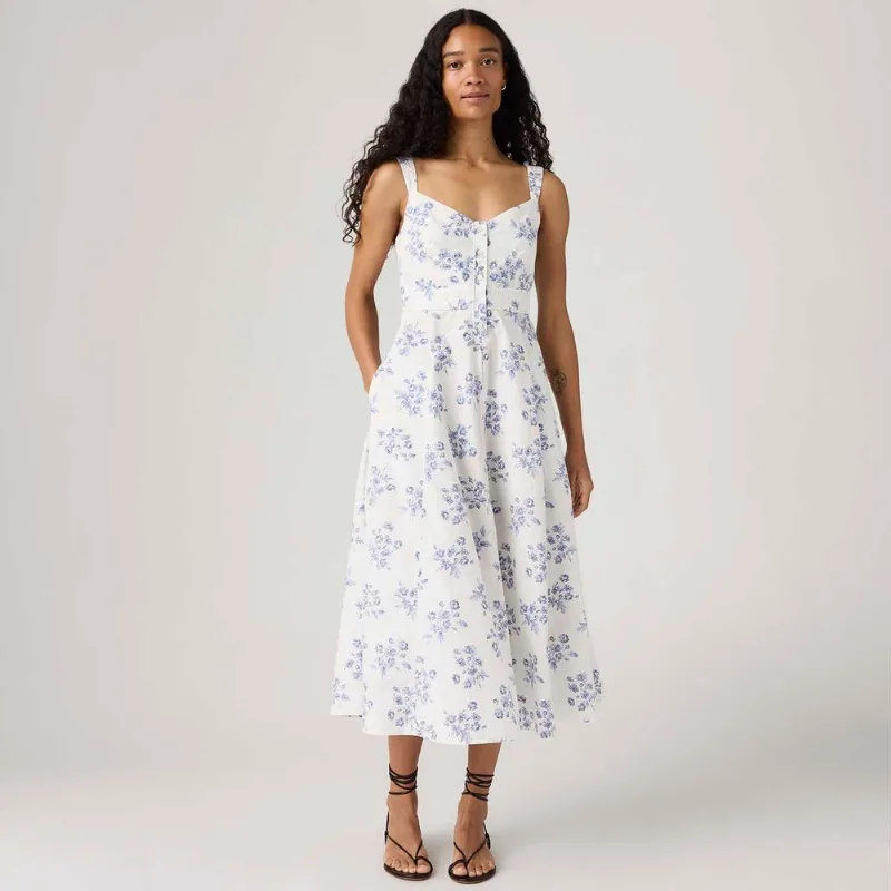 Vestido Midi Levi's® Ravina Branco - M USA | M BR
