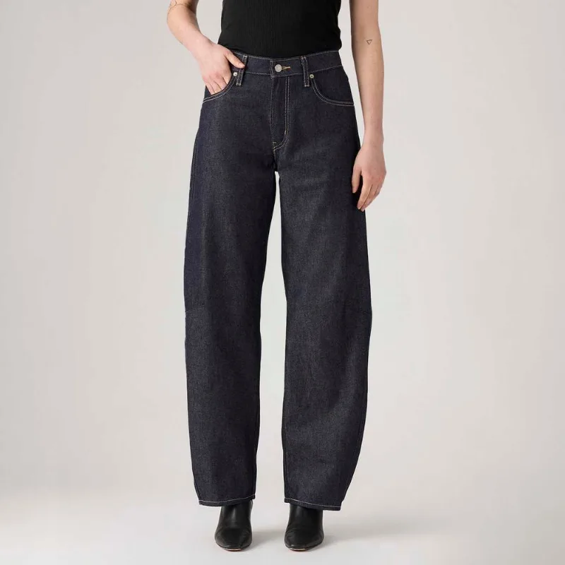 Calça Jeans Levi's® Baggy Dad Barrel Lavagem Escura - 30X32 USA | 41 BR