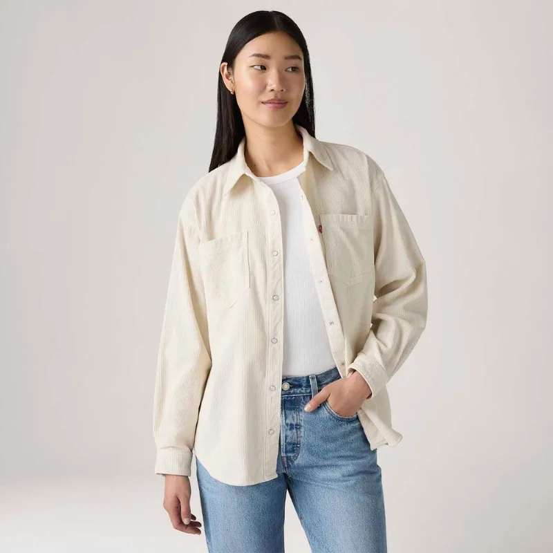 Camisa Levi's® Iris Overshirt Off White - XL USA | GG BR
