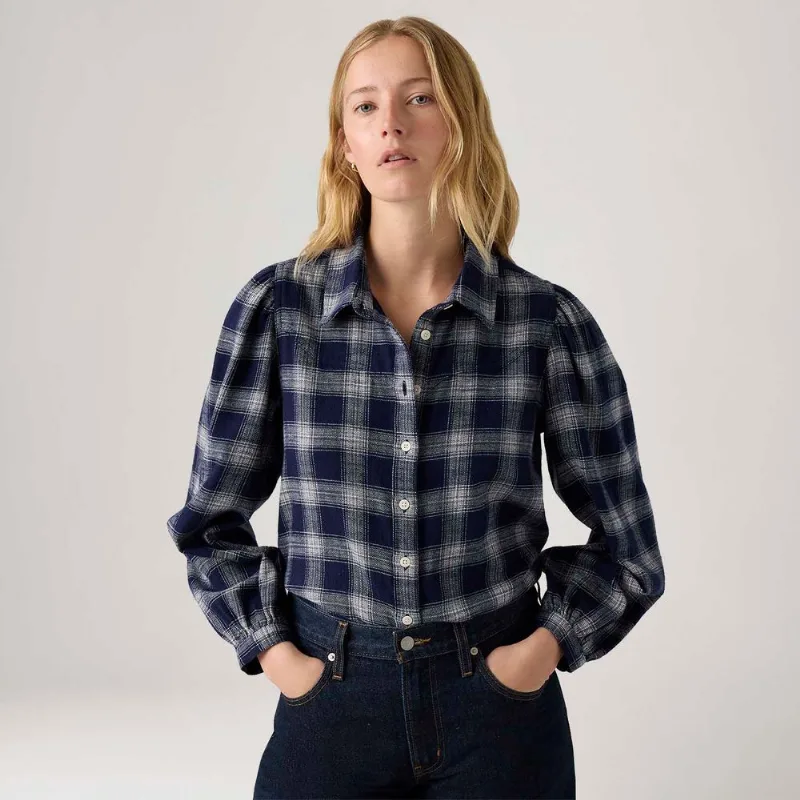 Camisa Levi's® Journey Western Azul - M USA | M BR
