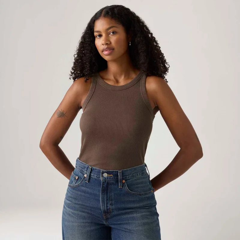 Regata Levi's® Essetial Racer Tank Marrom - XXL USA | EGG BR