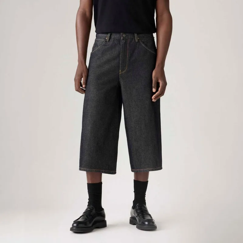 Calça Jeans Levi's® Twisted Baggy Capri Lavagem Escura - 40 USA | 50 BR