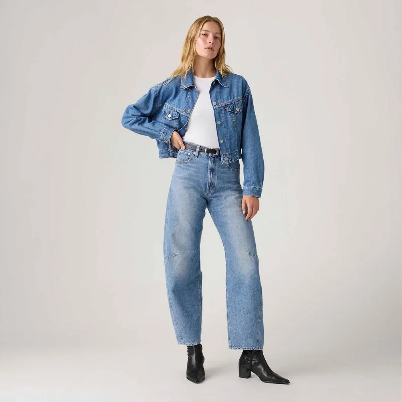 Calça Jeans Levi's® Cinch Barrel Lavagem Clara - 28X33 USA | 39 BR