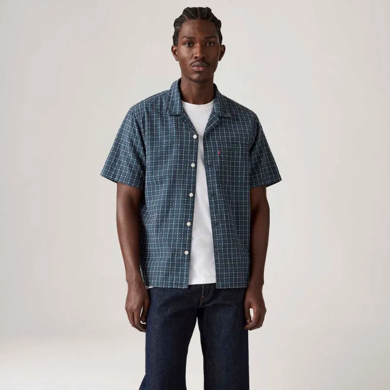 Camisa Levi's® Sunset Standard Camp Azul - XXL USA | EGG BR