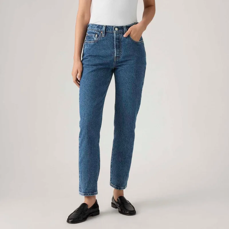 Calça Jeans Levi's® 501® Crop Lavagem Média - 27X28 USA | 38 BR