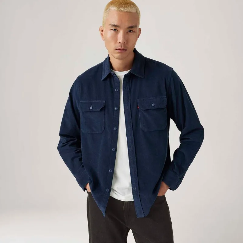 Camisa Levi's® Jackson Worker Azul Marinho - XXL USA | EGG BR