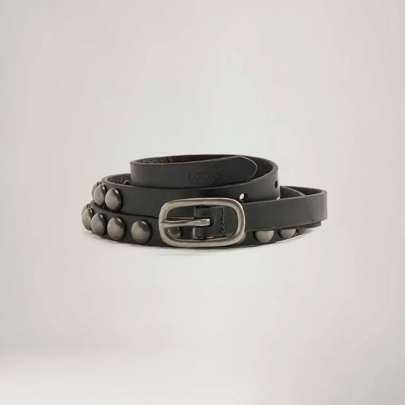 Cinto Levi's® Glam Stud Preto - 32 USA | 90 cm