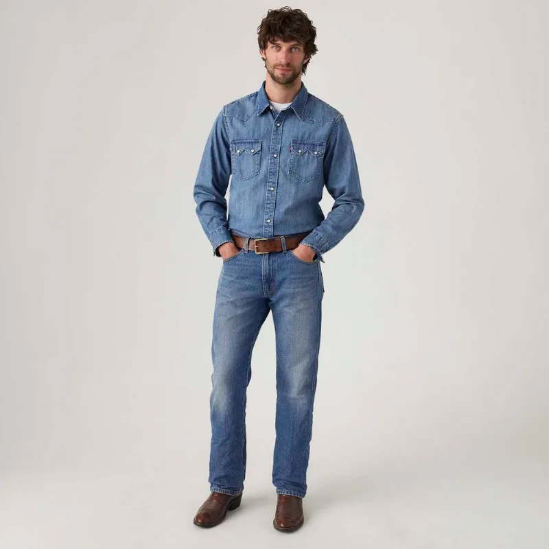Calça Jeans Levi's® 557® Western Straight Lavagem Média - 30X32 USA | 38 BR