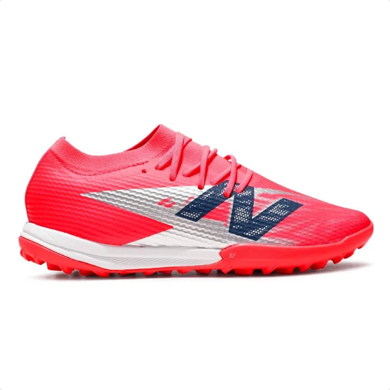 Chuteira Campo New Balance Furon Team Tf V8 Unissex 41 / Rosa / Coral