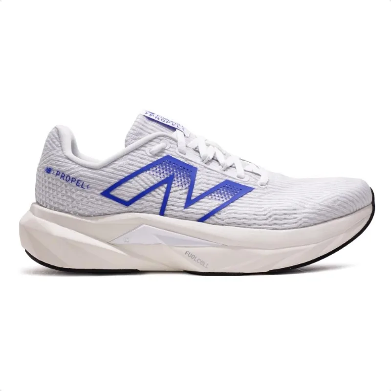 Tênis New Balance Fuelcell Propel V5 Masculino 41 / Branco / Azul