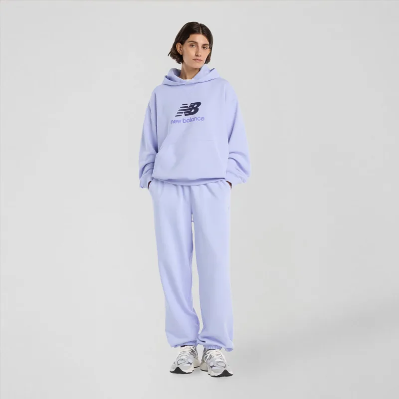 Casaco Com Capuz Athletics Logo Feminino - New Balance