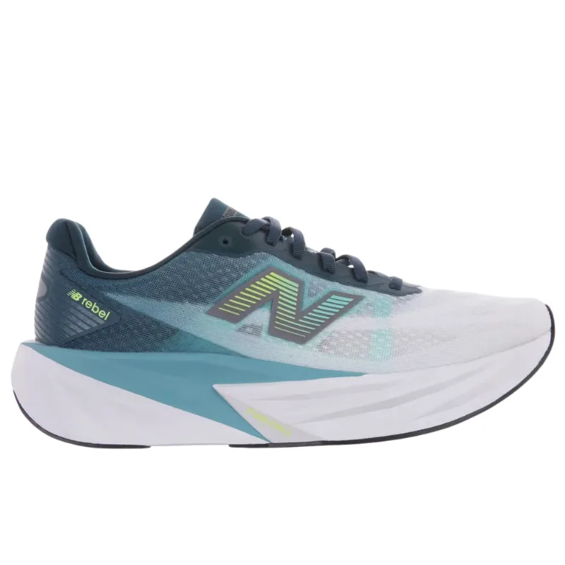 Tênis New Balance Fuelcell Rebel V5 Verde Azulado-masculino