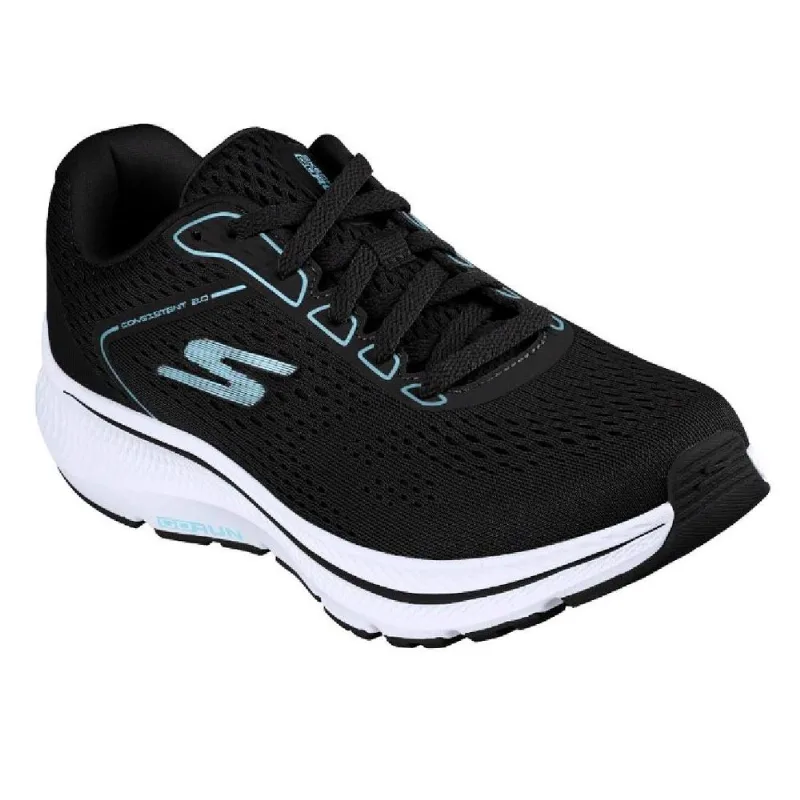Tenis Skechers Go Run Consistent 2.0 - Mile Marker Preto/branco 035