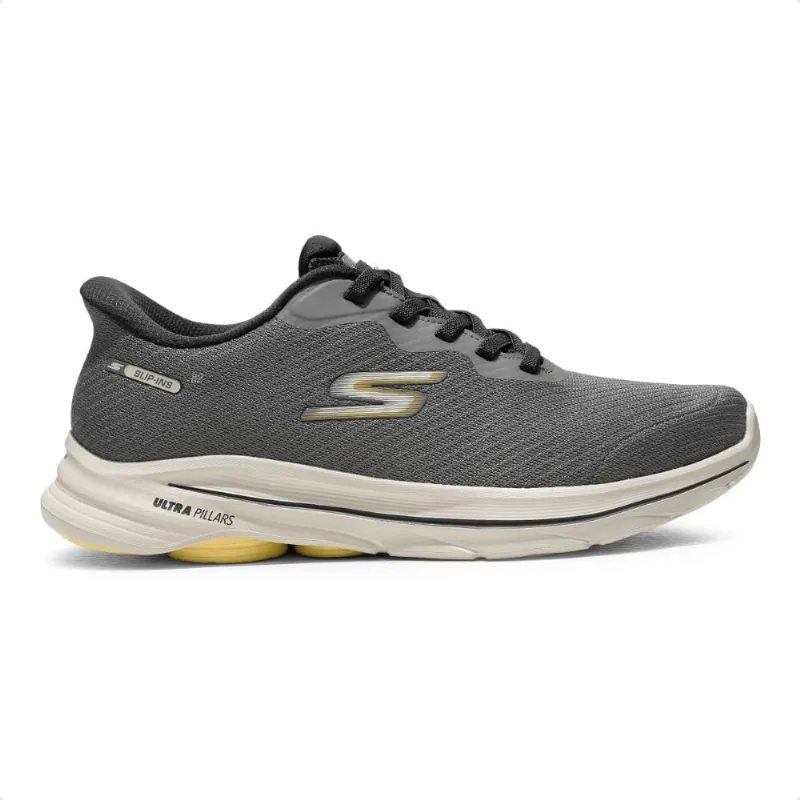 Tênis Skechers Go Walk 8 Masculino 41 / Grafite / Bege