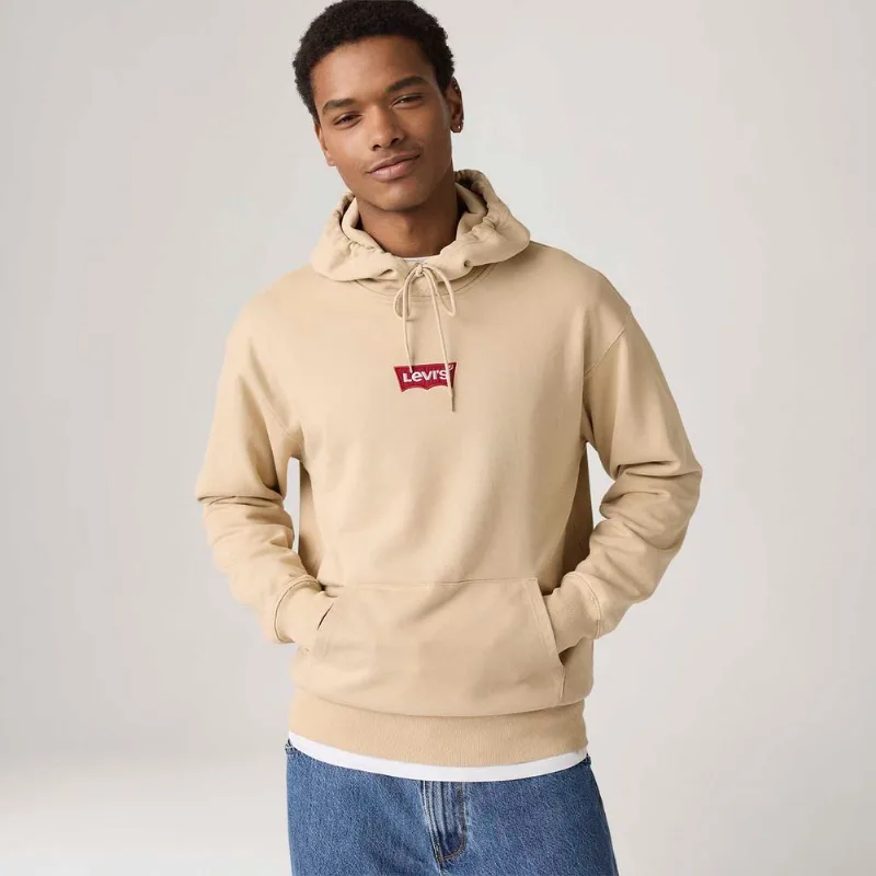 Moletom Levi's® Relaxed Graphic com Capuz Bege - XXL USA | EGG BR