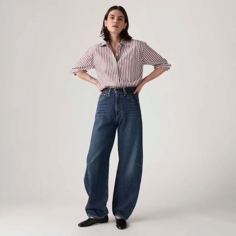 Calça Jeans Levi's® Cinch Barrel Lavagem Escura - 33X33 USA | 44 BR