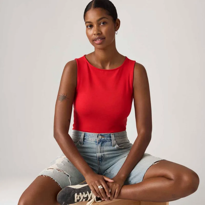 Blusa Levi's®Blair Boatneck Vermelha - XL USA | GG BR