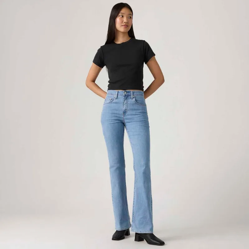 Calça Jeans Levi's® 725® High Rise Bootcut Lavagem Clara - 31X34 USA | 42 BR